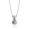 Pina Colada | .925 Sterling Silver | Crystal Pineapple Infinity Clasp Necklace